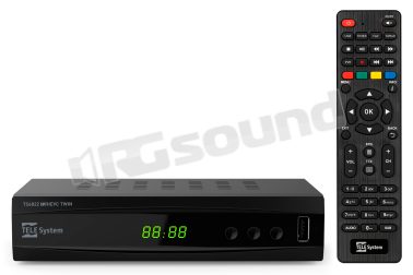 TS6822 TWIN TUNER decoder con doppio tuner, videoregistratore digitale terrestre TeleSystem