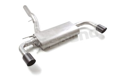50.0971.74 Posteriore inox sdoppiato con terminali rotondi per BMW Ragazzon