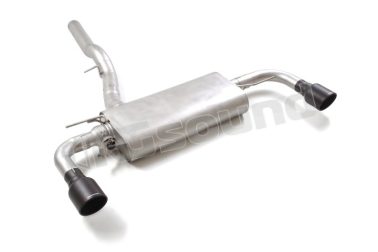 50.0971.61B Posteriore inox sdoppiato con terminali rotondi per BMW Ragazzon