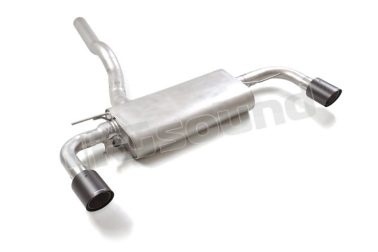 50.1015.74 Posteriore inox sdoppiato con terminali rotondi per BMW Ragazzon