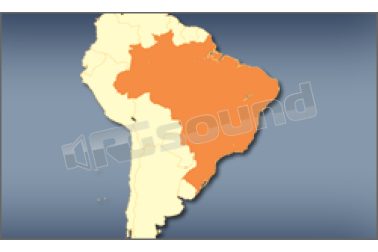 Mappa Brasile per geosat 6, geosat 5, geosat 4/2C, geosat 2, motivo  AV Map
