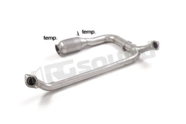 54.0402.00 Catalizzatore metallico con rimozione filtro antiparticolato per Porsche Ragazzon