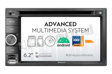 VM031K monitor con Android 10 e navigazione Europa iGO NextGen per mezzi pesanti Phonocar