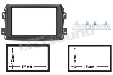 03778 kit 2 ISO per Fiat Ducato dal 2020 Phonocar
