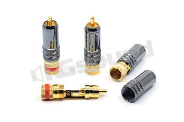 49-510 connettori RCA hi-end per cavo 10mm (4pz) Thender