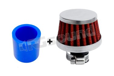 ABTX mini filtro aria conico cromato per Abarth ed Alfa Romeo Simoni Racing