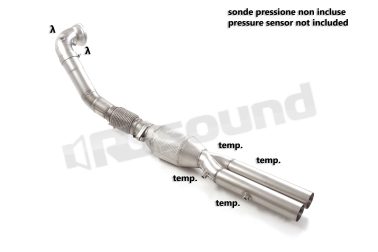 50.1046.80 Catalizzatore metallico con rimozione filtro antiparticolato per Audi e Cupra Ragazzon