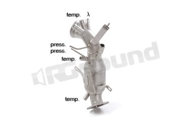 54.0422.01 Catalizzatore e tubo sostituzione filtro antiparticolato per Alfa Romeo Ragazzon