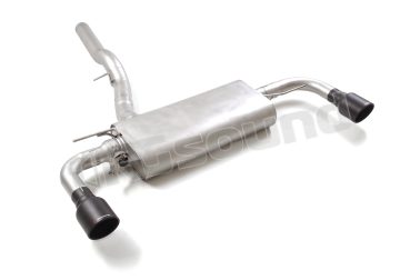50.1030.61B Posteriore inox sdoppiato con terminali rotondi per BMW e Mini Ragazzon