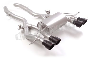 50.1045.64B Posteriore inox sdoppiato con terminali rotondi per BMW Ragazzon