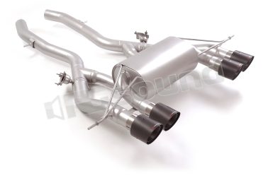 50.1045.84 Posteriore inox sdoppiato con terminali rotondi per BMW Ragazzon