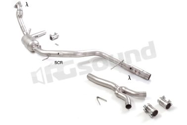 50.0951.80 Catalizzatore Gr.N e tubo sostituzione filtro antiparticolato per Land Rover Ragazzon