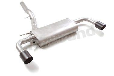 50.1030.74 Posteriore inox sdoppiato con terminali rotondi per BMW e Mini Ragazzon