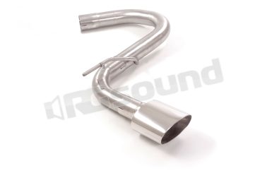 50.0867.12 Tubo posteriore Gr. N inox con terminale ovale per Seat Ragazzon