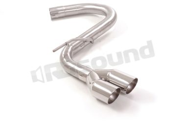 50.0867.57 Tubo posteriore Gr. N inox con terminali rotondi per Seat Ragazzon