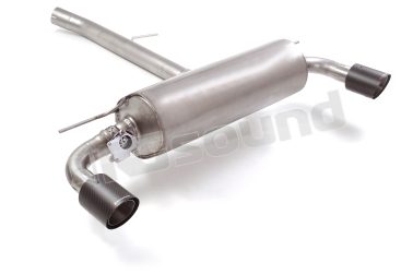 50.1033.74 Posteriore inox sdoppiato con terminali rotondi per Toyota Ragazzon