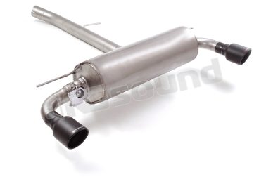 50.1033.61B Posteriore inox sdoppiato con terminali rotondi per Toyota Ragazzon
