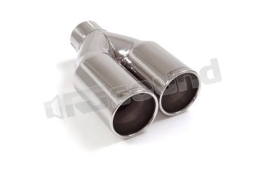 59.0016.26 Terminale destro inox rotondo 2x80 Ragazzon