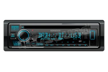 KDC-BT760DAB autoradio con CD, USB, tuner DAB+, Bluetooth e assistente vocale Alexa Kenwood