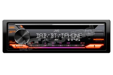 KD-DB922BT Ricevitore CD 1-DIN con tecnologia Bluetooth e sintonizzatore digitale DAB+ JVC