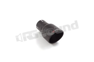 99.0062.60 Terminale inox rotondo 90 mm Sport Line Black Ragazzon