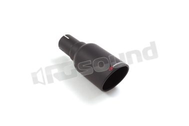 99.0008.60 Terminale inox rotondo 90 mm Sport Line Black Ragazzon