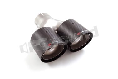 59.0048.84 Terminale rotondo 2x100 mm Carbon Shot Ragazzon