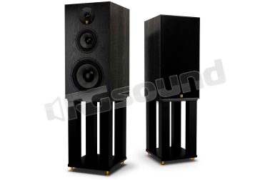 Classic coppia di altoparlanti da scaffale a 3 vie - Finitura Black Oak - Stand inclusi Wilson