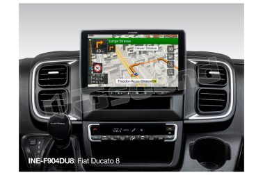 INE-F904-DU8 Monitor 9" con sistema di navigazione integrata, Apple CarPlay e Android Auto Alpine