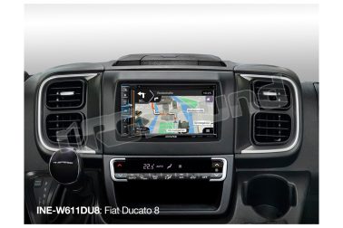 INE-W611DU8 Monitor 6,5'' Navigatore integrato per Fiat Ducato 8 Alpine