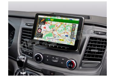INE-F904TRA Monitor 9" per Ford Transit Custom + Navigazione per Camper Alpine
