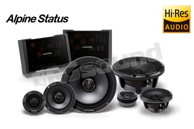 HDZ-653 Alpine Status Hi-Res 3-way component speaker system with audiophile crossover Alpine