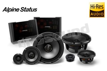 HDZ-653S Alpine Status Hi-Res 3-way component speaker system with audiophile crossover Alpine