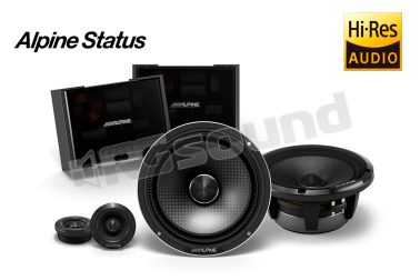 HDZ-65CS sistema audio Alpine Status con altoparlanti certificati Hi-Res Alpine