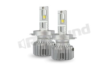 07362 lampadine LED H4, H19 colore bianco puro 6800/8500 Lm, temperatura 6300 K Phonocar