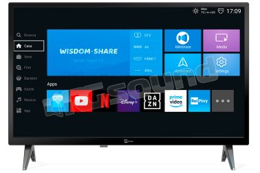TV SMART 24" LX2 DVB-T2/S2 - App Netflix, DAZN, YouTube TeleSystem