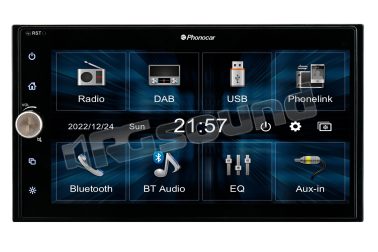 VM060 Monitor 2 Din con Bluetooth, USB e DAB+ Phonocar