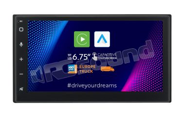 VM012K monitor Apple CarPlay e Android Auto + mappa Europa TRUCK Phonocar