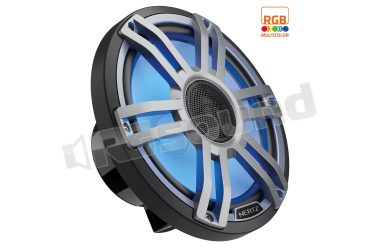 HMX 8 S-LD-G Altoparlanti nautici da 224mm con griglia sportiva nera e Led Multicolor Hertz