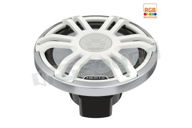 HMX 8 S-LD-SW Altoparlanti nautici da 224mm con griglia sportiva e Led Multicolor Hertz