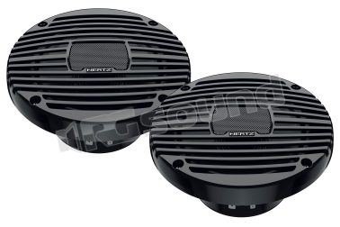 HEX 6.5 M-TC Coassiali nautici 165mm compatti con griglia nera Hertz