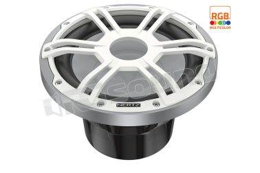 HMS 10 S2-LD-SW subwoofer 25cm nautico con illuminazione LED multicolore, impedenza 2 Ohm Hertz