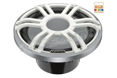 HMS 12 S4-LD-SW subwoofer 30cm nautico con illuminazione LED multicolore, impedenza 4 Ohm Hertz