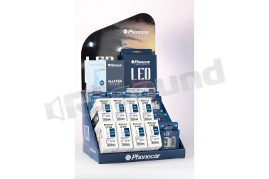07999 Kit espositore Led con lampade Phonocar