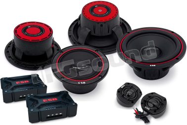 3.6K3X sistema di altoparlanti a 3 vie Serie 3000 con crossover ESB car audio