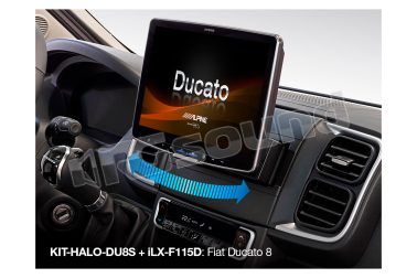 ILX-F115DU8S Monitor 11" da 1 Din per Fiat Ducato Alpine