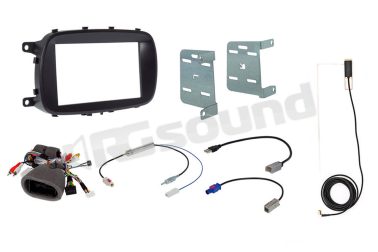 KIT-500X-UART mascherina, interfaccia e antenna DAB+ per su Fiat 500X (334) Alpine