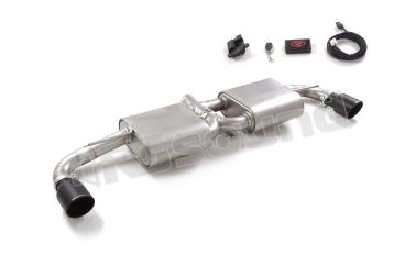50.1119.61B Posteriore inox sdoppiato con terminali rotondi Nero per Alfa Romeo Ragazzon
