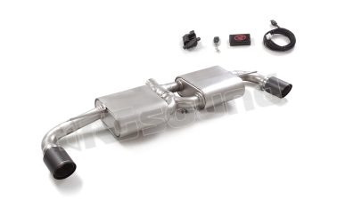 50.1119.74 Posteriore inox sdoppiato con terminali rotondi per Alfa Romeo Ragazzon