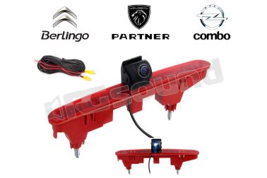 DGCBERLINGO19 retrocamera terzo stop per Citroen Berlingo, Peugeot Partner, Opel Combo dal 2019 RG Sound